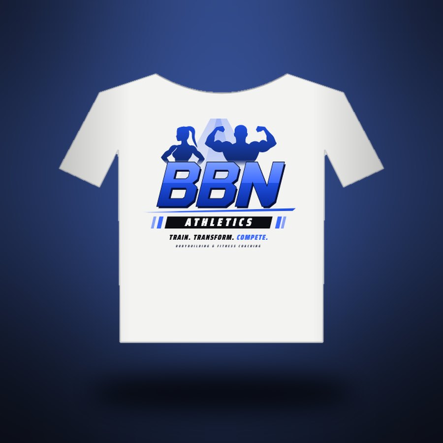 White women's BBN cutoff tee, front